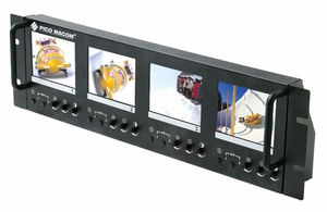 MONITOR, RACK MOUNT, 4 LCD