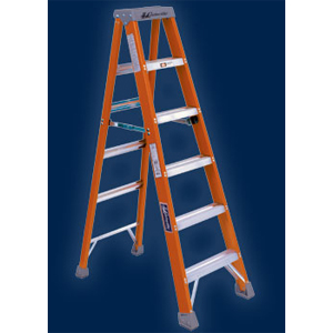 Louisville 10' Step Ladder iA 300lbs Fiberglass FS1510