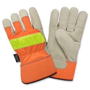 Direct Safety® High-Visibility Pigskin Thinsulate Lined Gloves